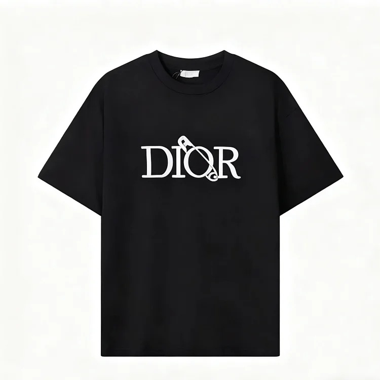CD Crew Neck Loose-fitting Pure Cotton Short-sleeved image 5