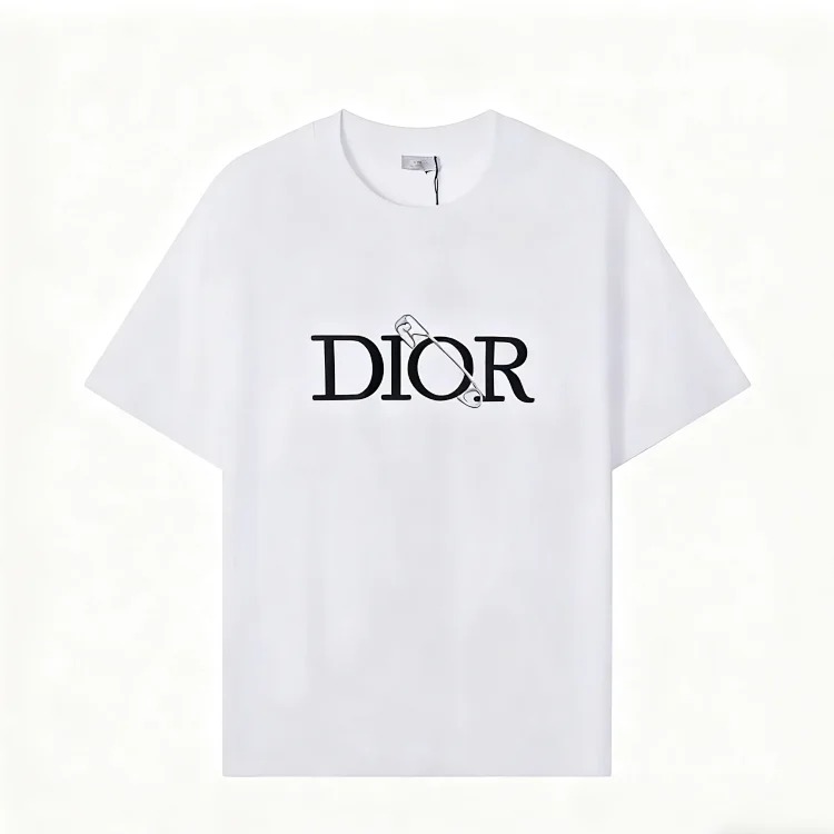 CD Crew Neck Loose-fitting Pure Cotton Short-sleeved image 6