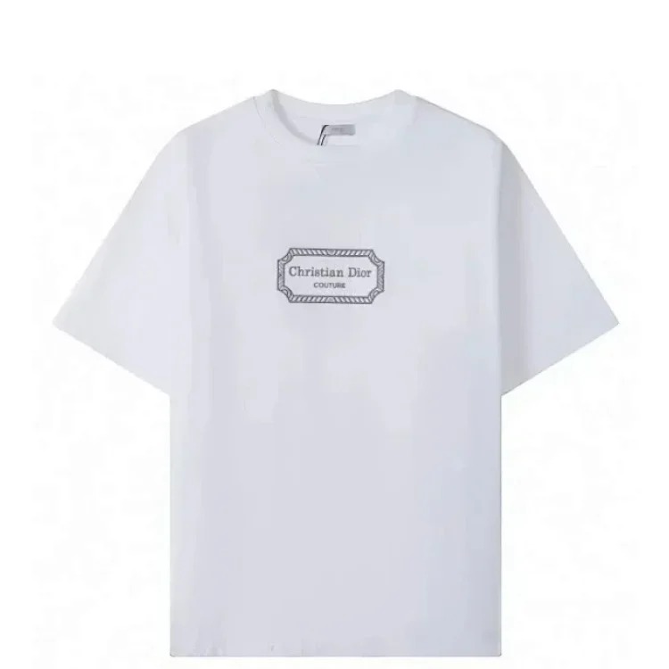 CD Crew Neck Loose-fitting Pure Cotton Short-sleeved image 8