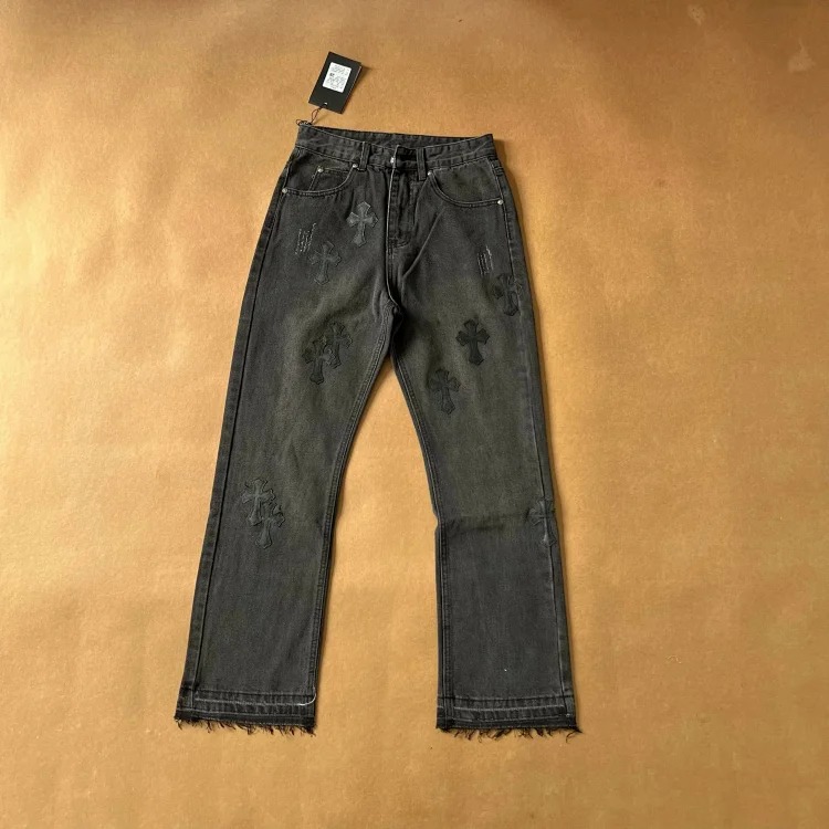 Classic hot style washed distressed jeans image 2