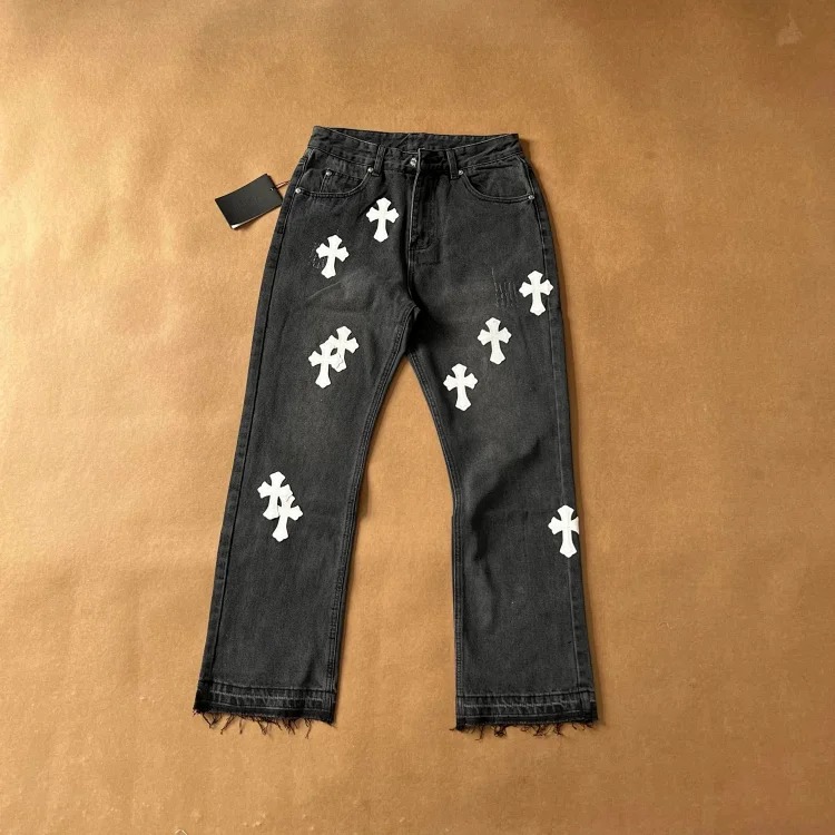 Classic hot style washed distressed jeans image 3
