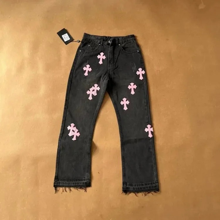 Classic hot style washed distressed jeans image 4