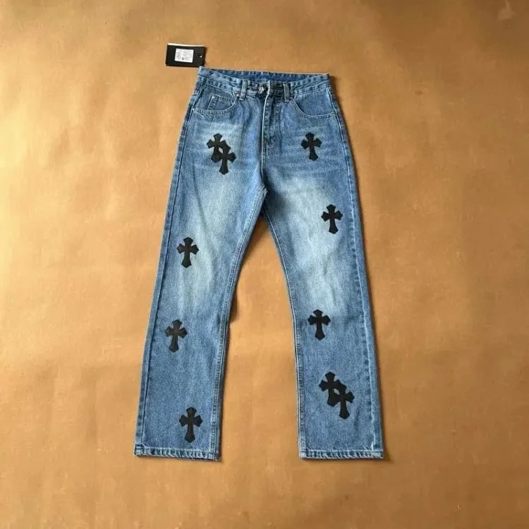 Classic hot style washed distressed jeans image 5