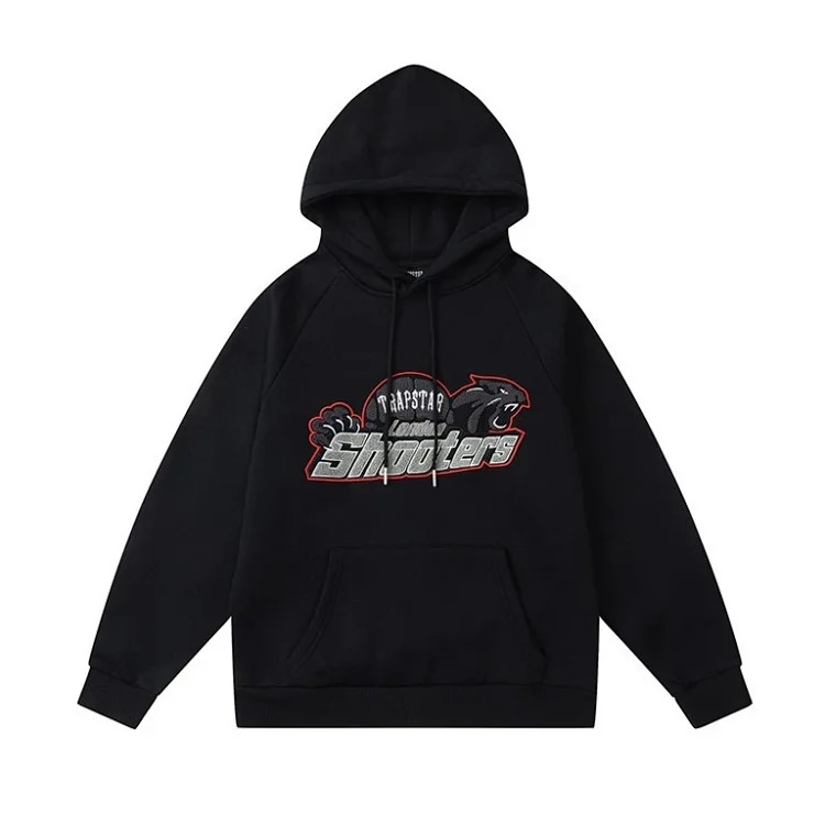 Traptar terry embroidered fleece loose casual hooded sweatshirt set image 38