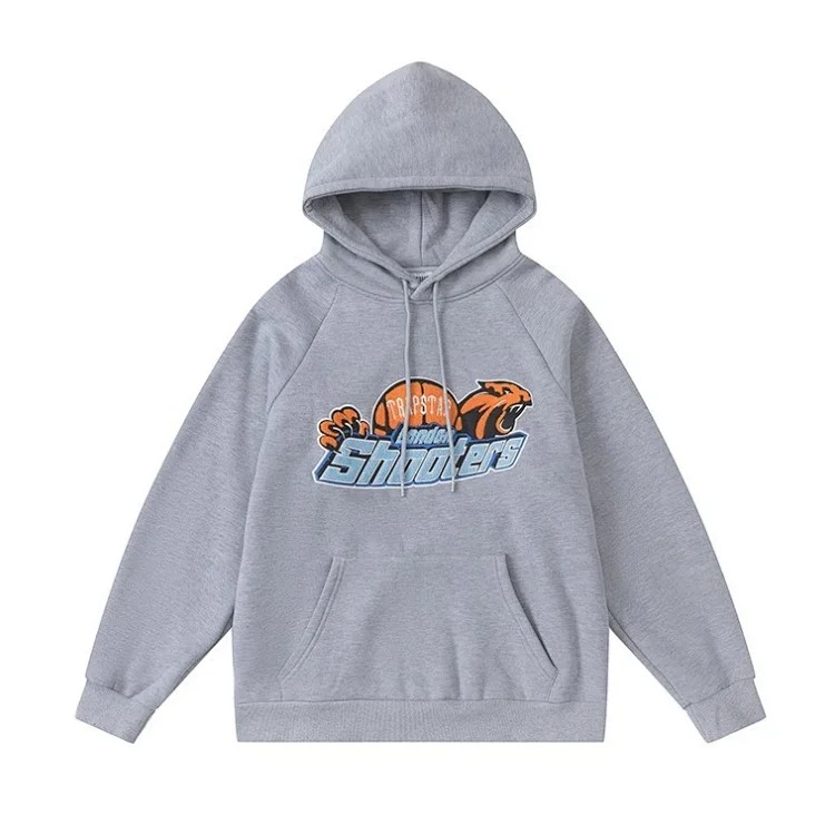 Traptar terry embroidered fleece loose casual hooded sweatshirt set image 40