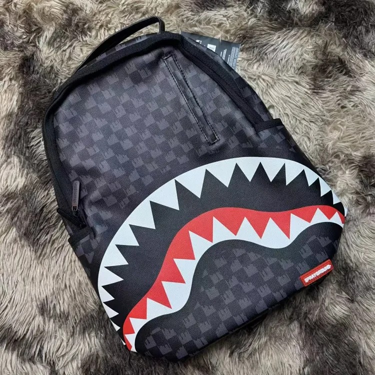 Shark Mouth Checkerboard Backpack image 3