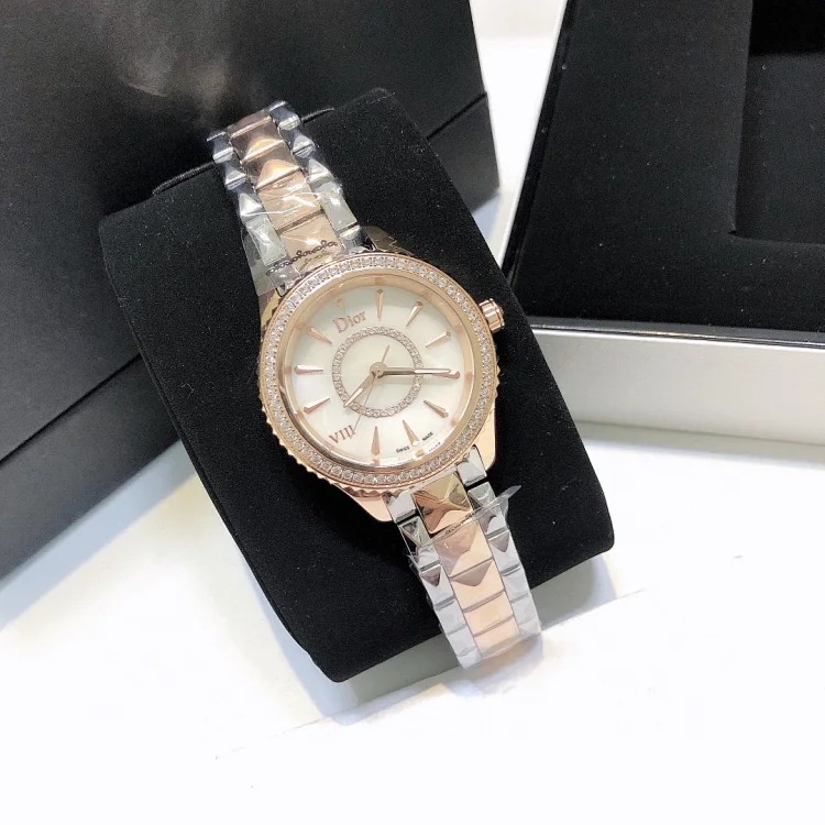 Exclusive 2020 AAA diamond model Dior VIII series women's watch, one-to-one molded women's watch.