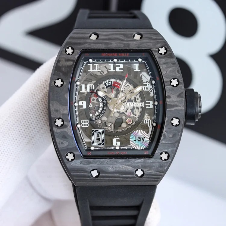 Richard Mille RM030 Skeleton Mechanical Automatic Watch from Jay