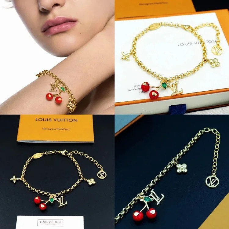 XXX-LYWD cherry letter flower bracelet-3815