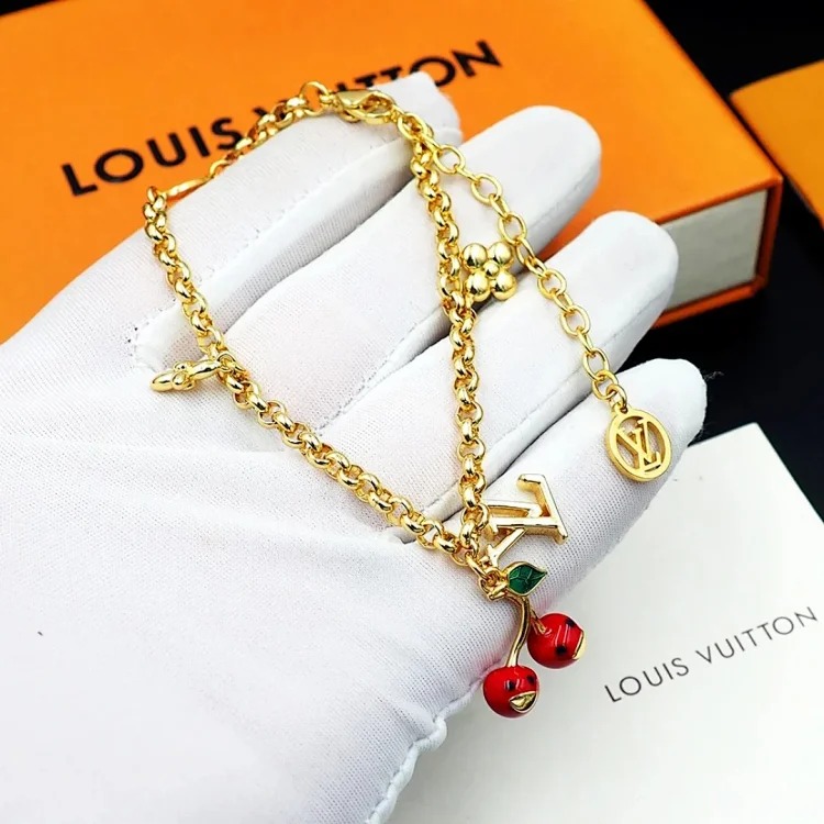 XXX-LYWD cherry letter flower bracelet-3815