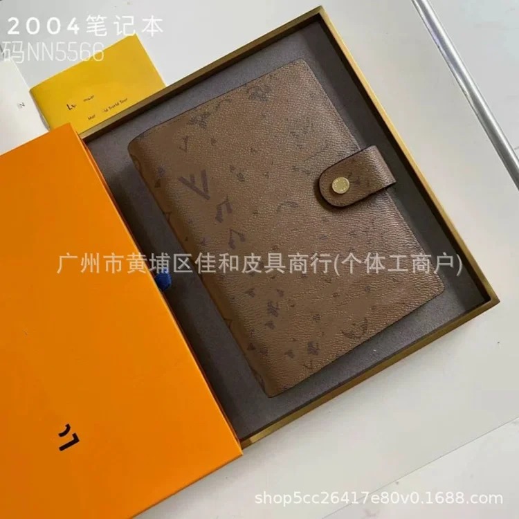 Cross-border new notepad classic A6 ledger simple portable wallet card holder passport holder document bag for women
