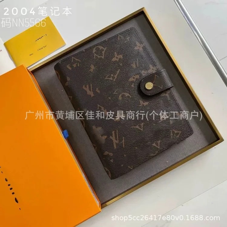 Cross-border new notepad classic A6 ledger simple portable wallet card holder passport holder document bag for women