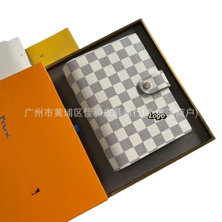Cross-border new notepad classic A6 ledger simple portable wallet card holder passport holder document bag for women