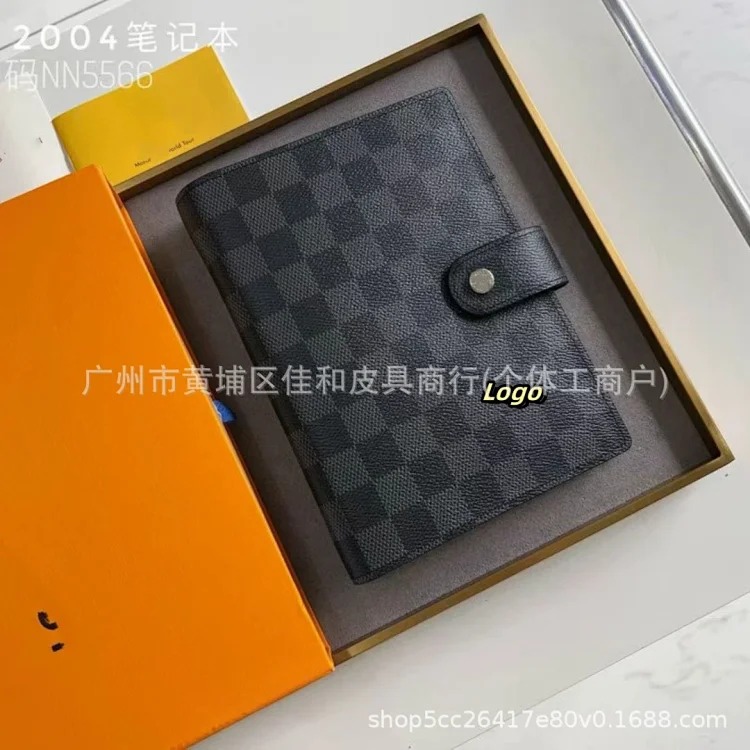 Cross-border new notepad classic A6 ledger simple portable wallet card holder passport holder document bag for women