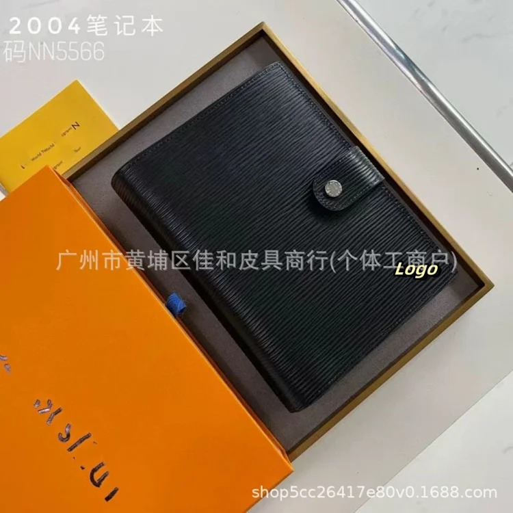 Cross-border new notepad classic A6 ledger simple portable wallet card holder passport holder document bag for women
