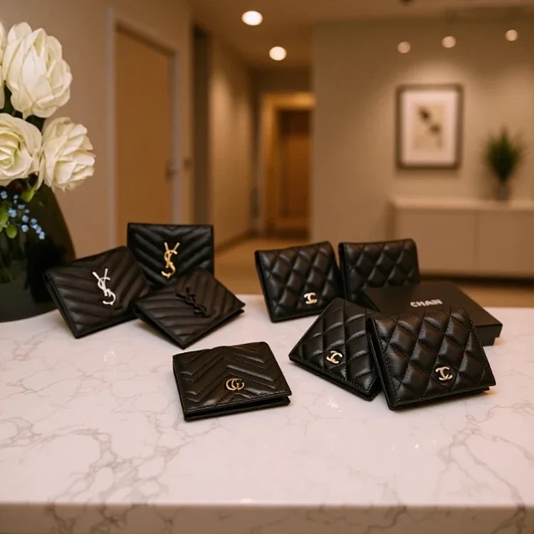 2025 European and American fashion g Jia Ma Meng bag women's wallet first layer pure imported cowhide classic women's wallet source
