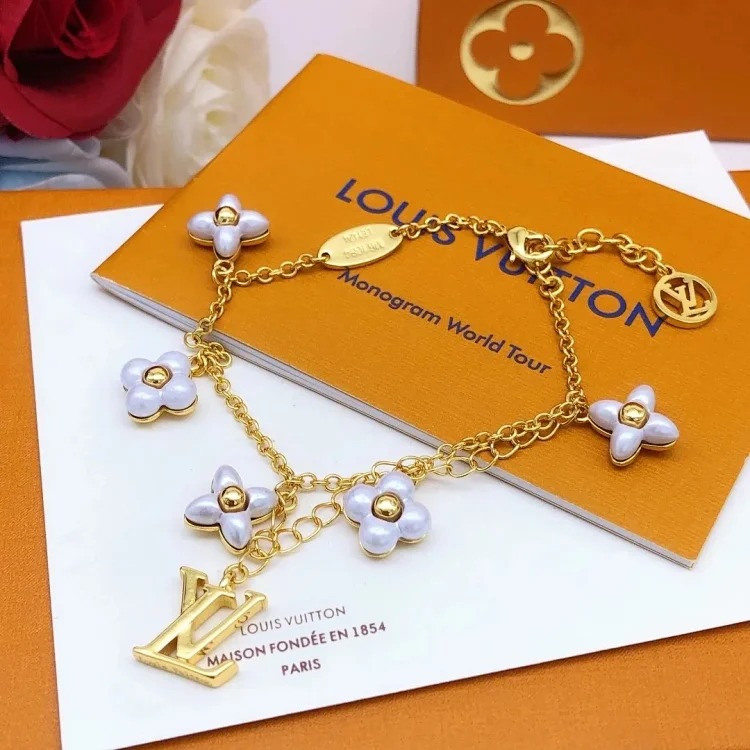 XXX-LYWD flower letter bracelet-3876