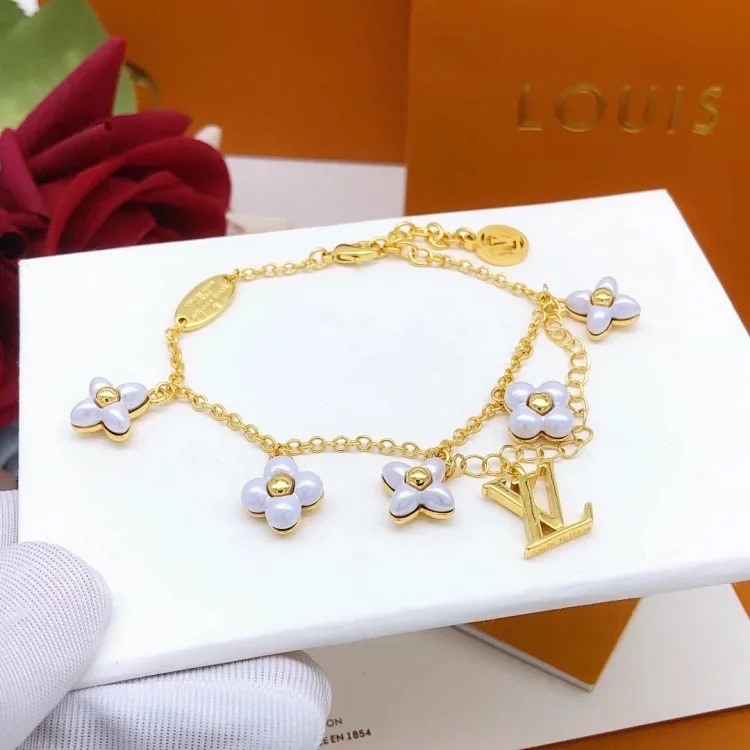 XXX-LYWD flower letter bracelet-3876