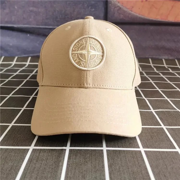Adjustable baseball cap sun protection hat Korean style outdoor casual hip-hop hat curved brim hat cross embroidery sun hat