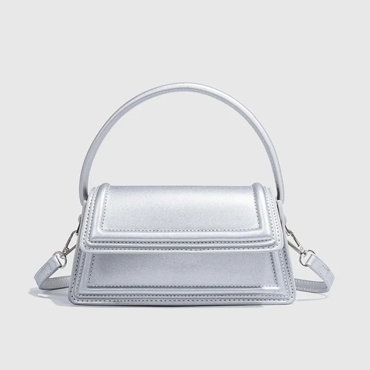 Zjia cross-border wholesale women's bag 2025 new fashion mini city casual crossbody bag trapezoidal portable shoulder bag