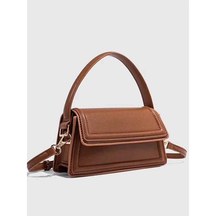 Zjia cross-border wholesale women's bag 2025 new fashion mini city casual crossbody bag trapezoidal portable shoulder bag