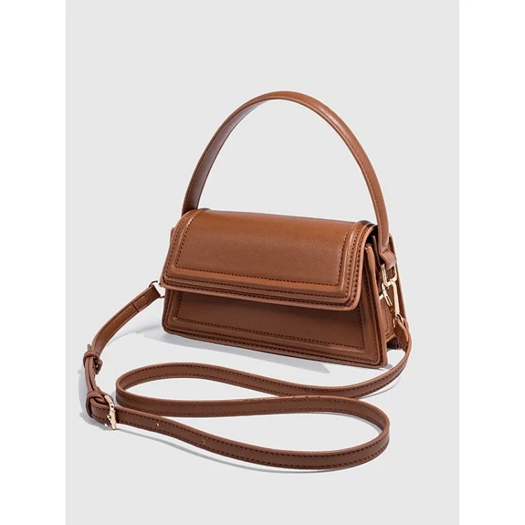 Zjia cross-border wholesale women's bag 2025 new fashion mini city casual crossbody bag trapezoidal portable shoulder bag