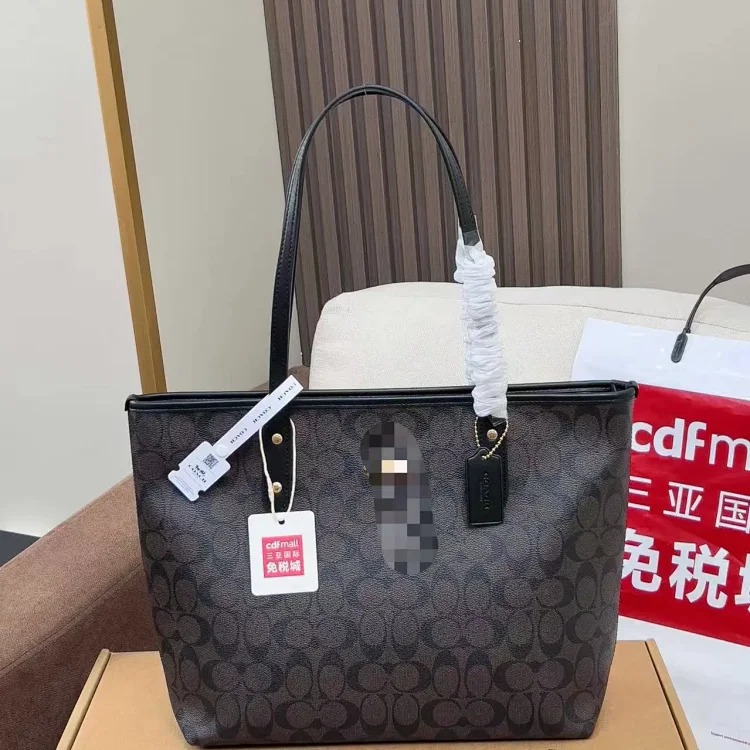 Louis Vuitton Koujia City30 built-in zipper tote bag single shoulder commuter armpit bag presbyopic fashion versatile printed shopping bag