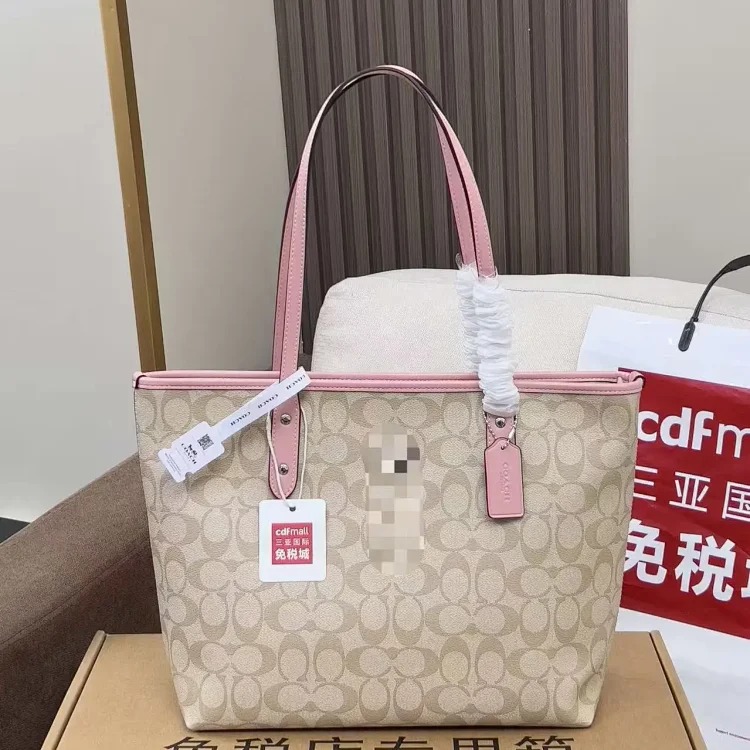 Louis Vuitton Koujia City30 built-in zipper tote bag single shoulder commuter armpit bag presbyopic fashion versatile printed shopping bag