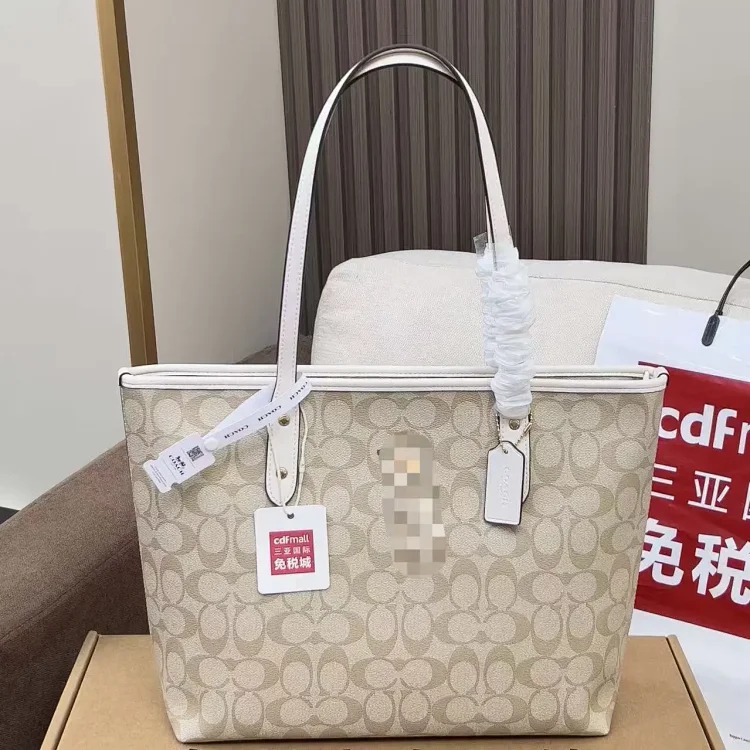 Louis Vuitton Koujia City30 built-in zipper tote bag single shoulder commuter armpit bag presbyopic fashion versatile printed shopping bag