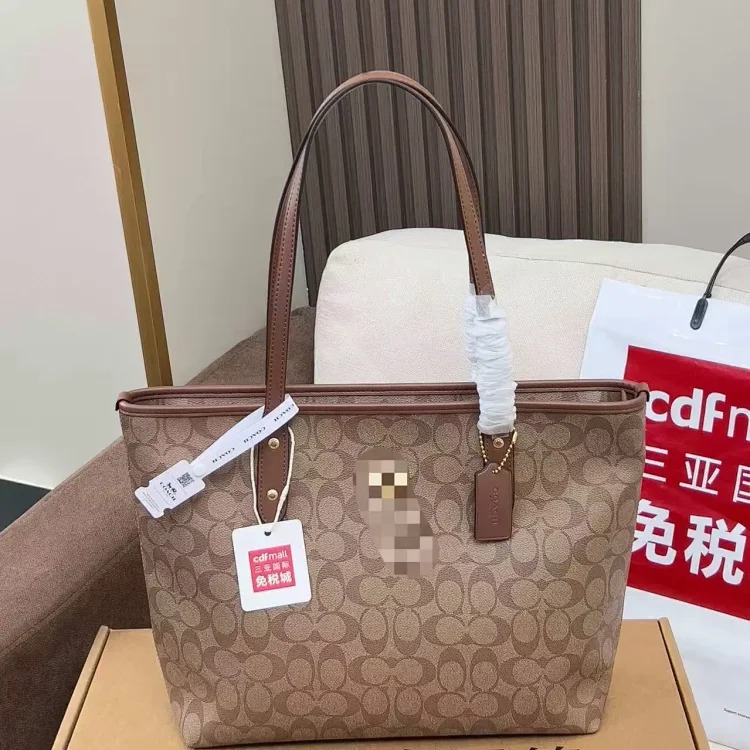 Louis Vuitton Koujia City30 built-in zipper tote bag single shoulder commuter armpit bag presbyopic fashion versatile printed shopping bag