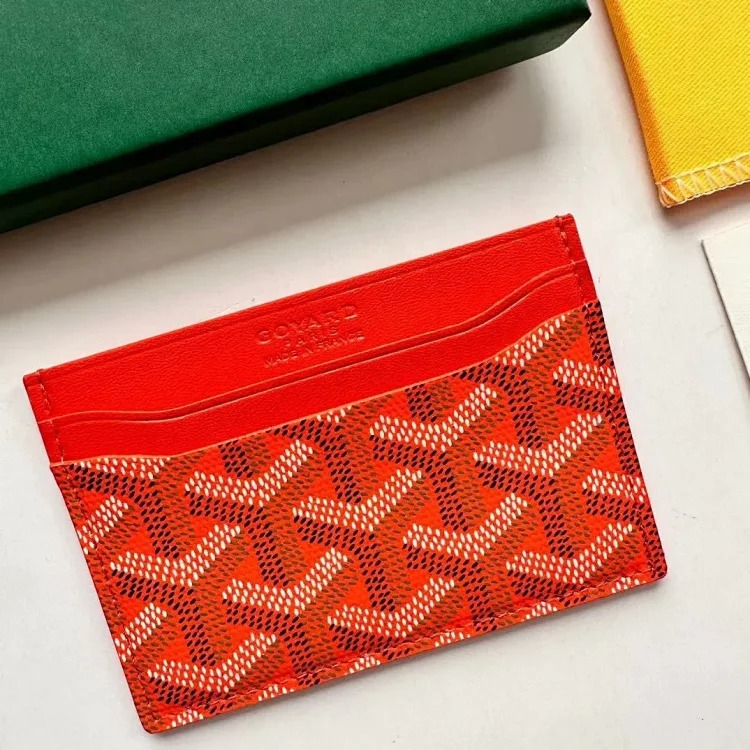 DX57 card holder, fashionable new convenient card album and business card holder, unisex horizontal French style (yellow canvas randomly distributed) image 5