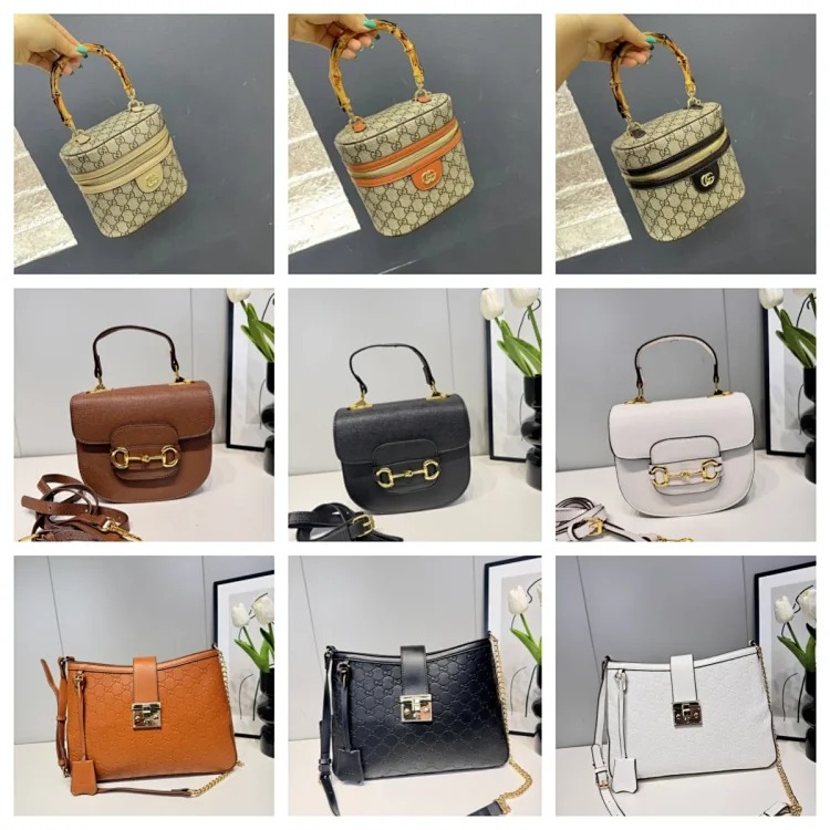 Luxury new versatile fashionable shoulder crossbody bag (plastic film