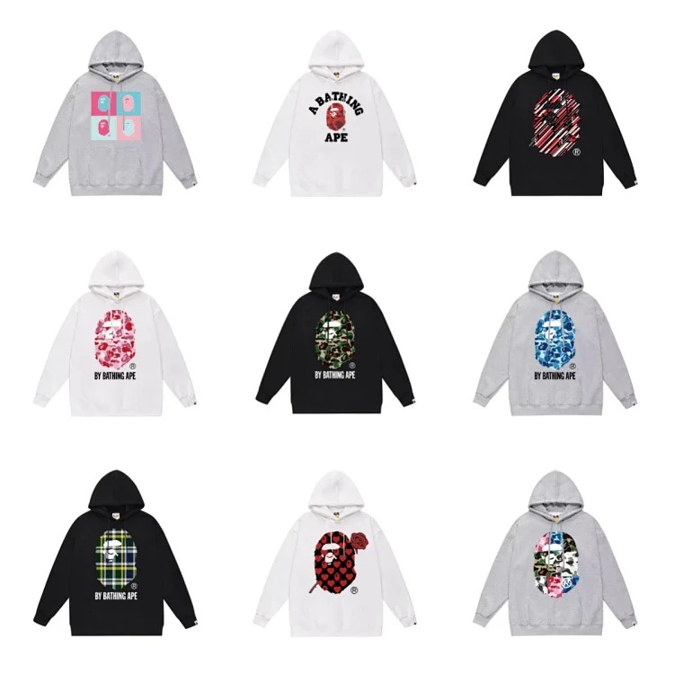 Fashionable and simple hooded sweatshirt outfit
