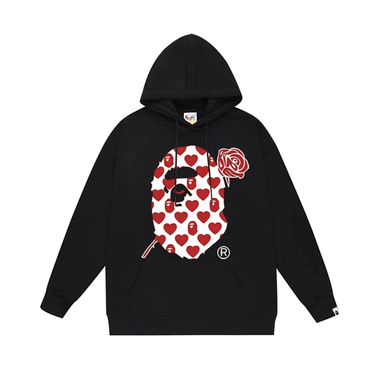 Fashionable and simple hooded sweatshirt outfit