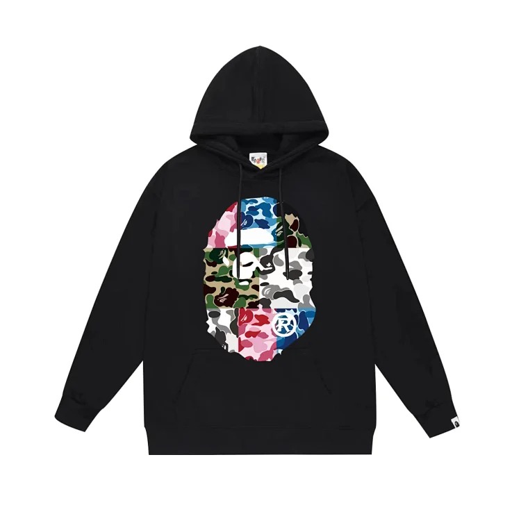 Fashionable and simple hooded sweatshirt outfit