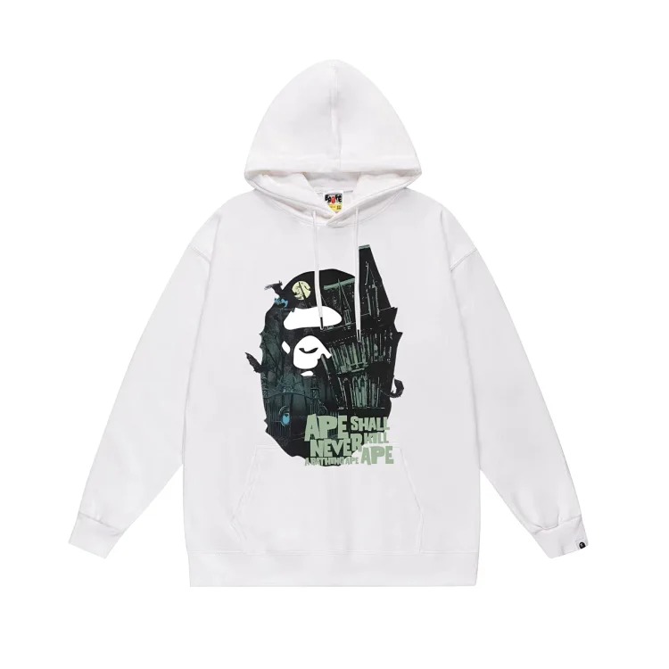 Fashionable and simple hooded sweatshirt outfit