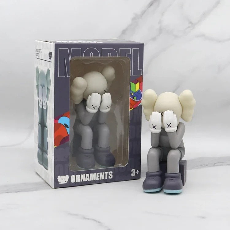 Boxed cartoon KAWS Cowes hand model doll car ornaments creative personalized car interior decoration supplies toys image 6
