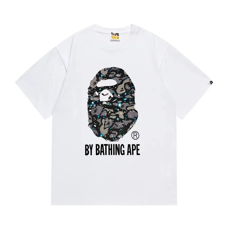 DX24-7 printed men's and women's casual loose short-sleeved collection 1