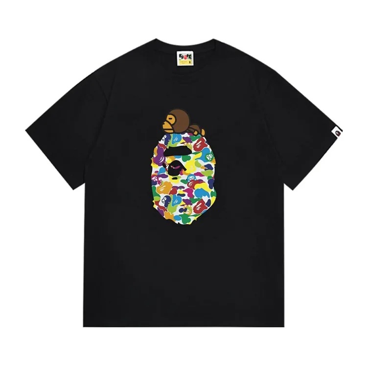 DX24-7 printed men's and women's casual loose short-sleeved collection 1 image 5