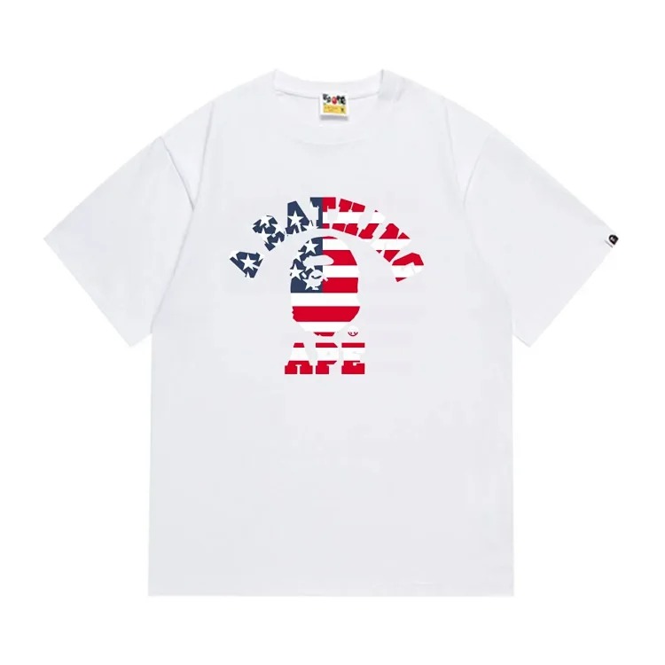 DX24-7 printed men's and women's casual loose short-sleeved collection 1 image 6