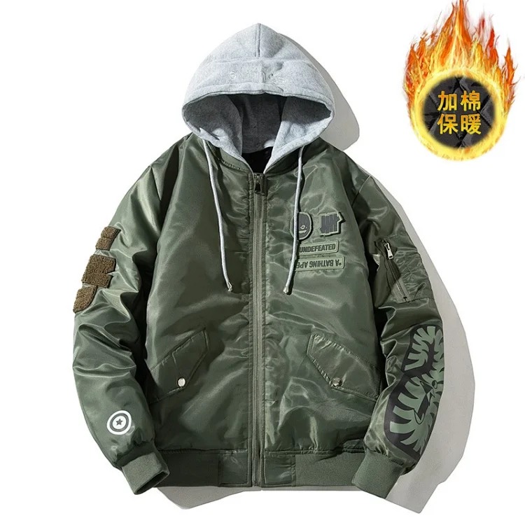 YH52 air force pilot jacket autumn and winter thickened baseball uniform