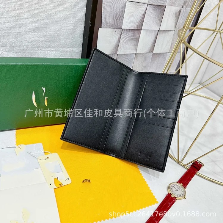 Louis Vuitton Goyard old flower full printed wallet card bag cross-border new flip multi-card slot coin purse for men and women couples