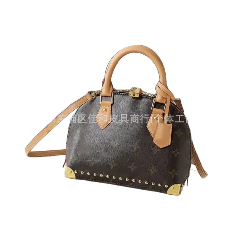 Louis Vuitton Cross-border new shell bag, classic presbyopic handbag, light luxury single shoulder crossbody bag, large capacity women's bag