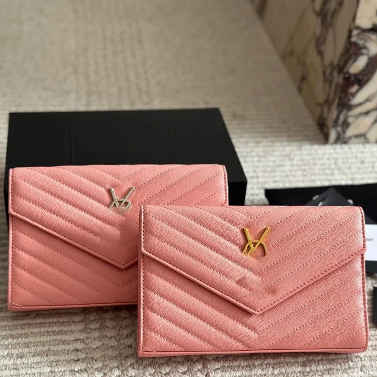 Y high-quality women's chain small square bag caviar popular high-end simple one-shoulder diagonal calfskin poplar forest