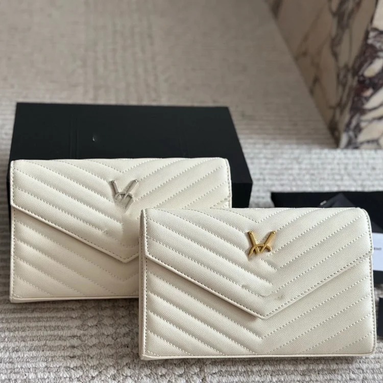 Y high-quality women's chain small square bag caviar popular high-end simple one-shoulder diagonal calfskin poplar forest image 4