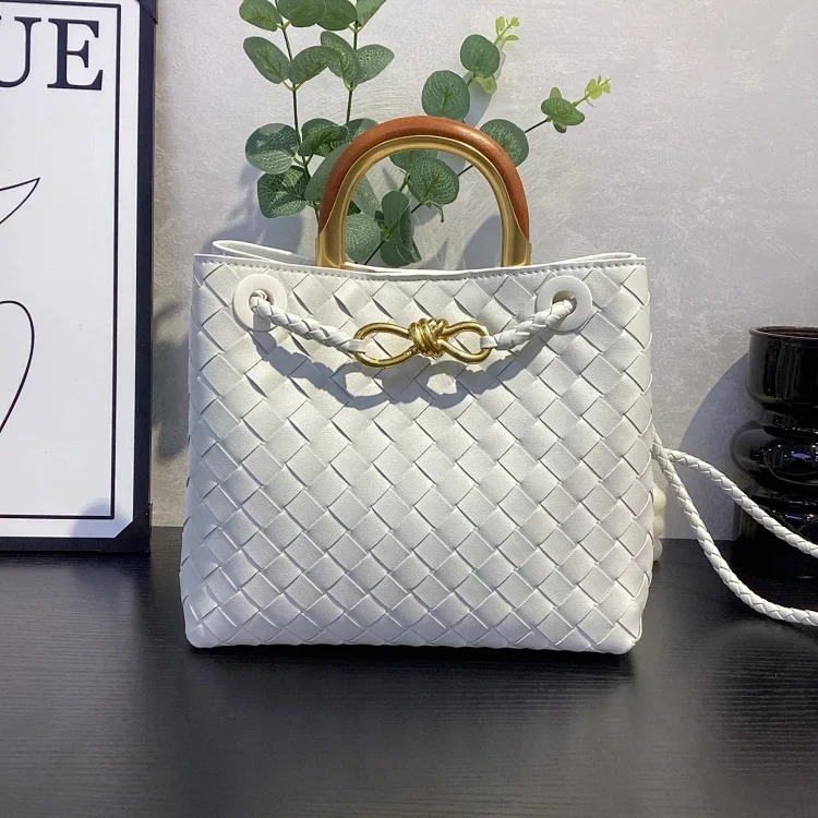 Bs cross-border popular hand-woven bag cowhide womens large-capacity handbag old money style tote shoulder cross-body(pic6) B's cross-border popular hand-woven bag cowhide women's large-capacity handbag old money style tote shoulder cross-body