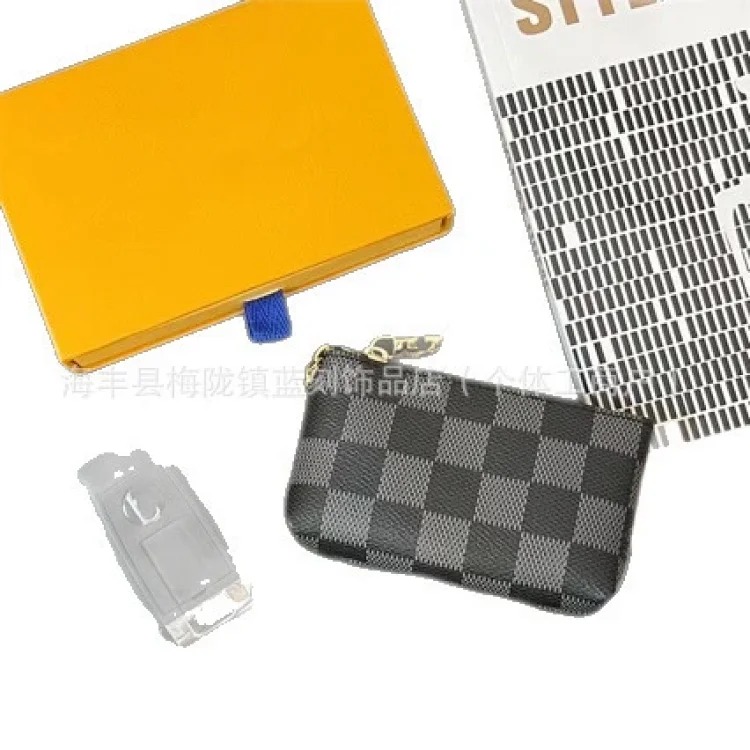 Louis Vuitton Plaid Classic Key Bag Coin Purse Women's Popular Coin Bag High-end Thin Style Presbyopic Zipper Wallet