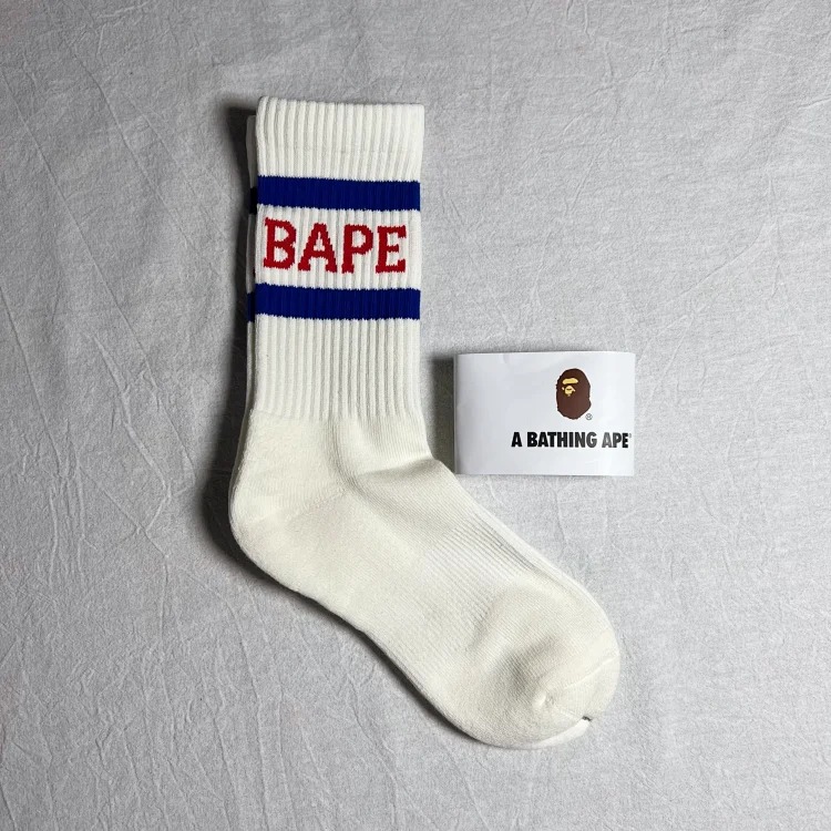 BAPE towel trick socks ape man socks collection