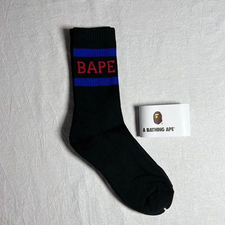 BAPE towel trick socks ape man socks collection