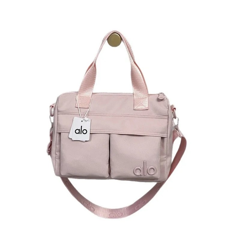 2026 new alo simple and versatile nylon waterproof shoulder crossbody bag large capacity multi-compartment outing commuting bag